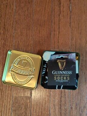 Guinness Luxury Daywear Socks Size 6.5 - 11 with Tin Box New with Tags